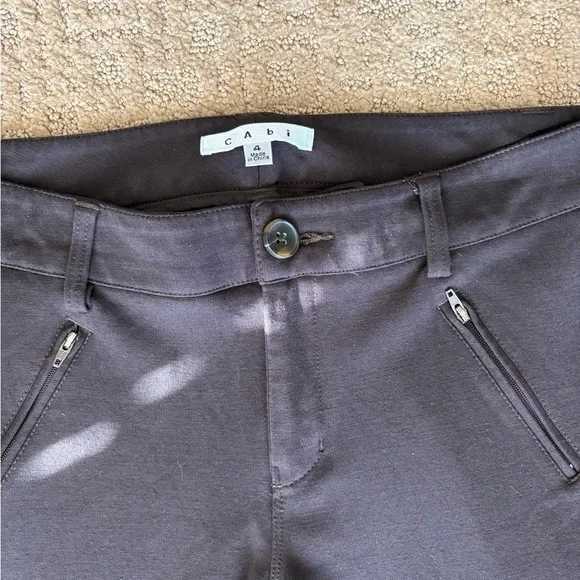CAbi Black Equestrian Pants with Knee Patches - Picture 3 of 3